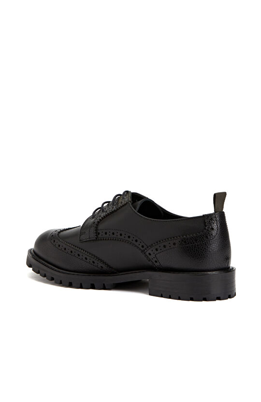 Siyah Kadın Deri Ayakkabı