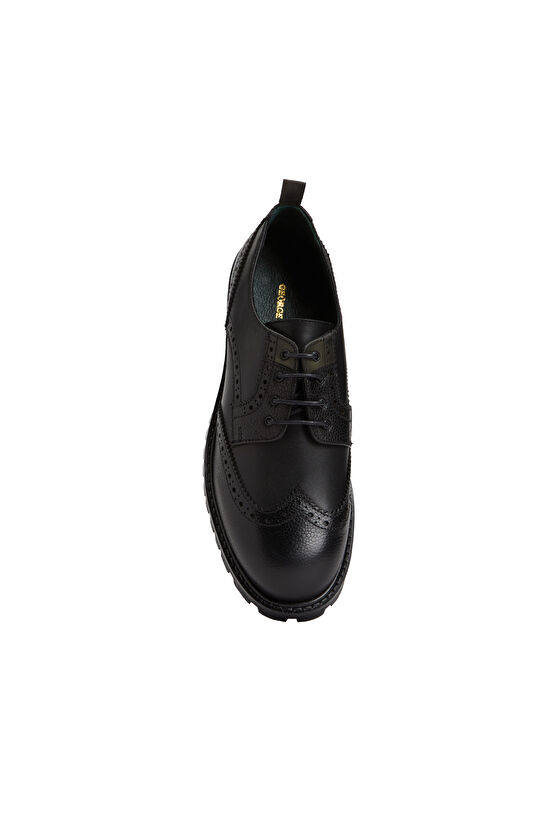 Siyah Kadın Deri Ayakkabı