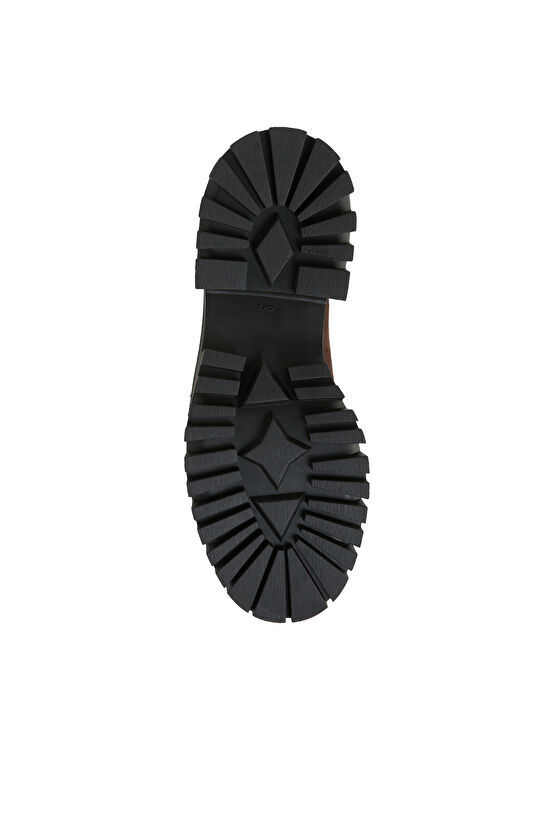 Kahverengi Kadın Deri Chelsea Bot