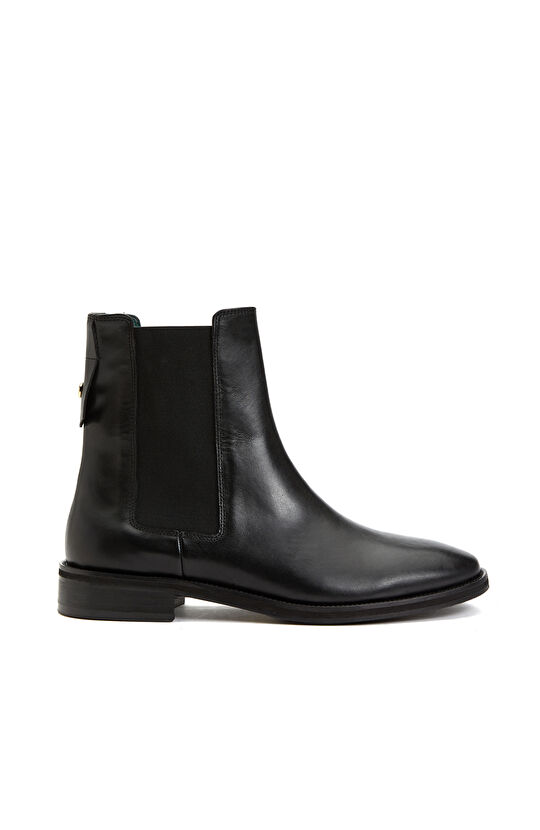 Siyah Kadın Deri Bot