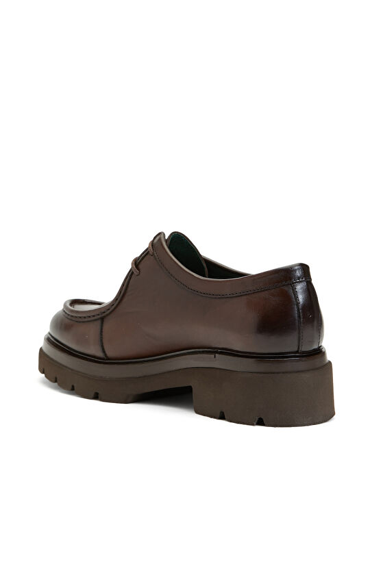 Kahverengi Kadın Loafer Ayakkabı