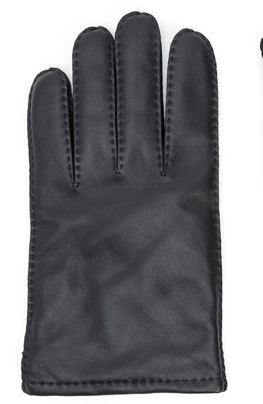 Siyah Erkek Deri Eldiven