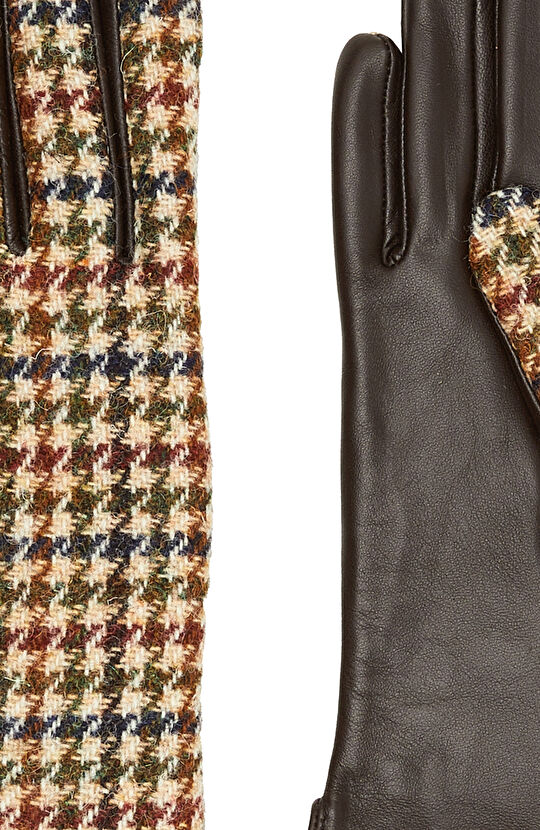 Ekose Yün Kadın Eldiven