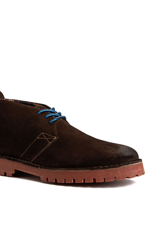 Kahverengi Erkek Deri Bot