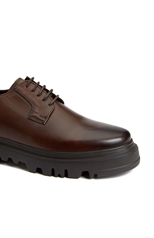 Kahverengi Erkek Deri Ayakkabı
