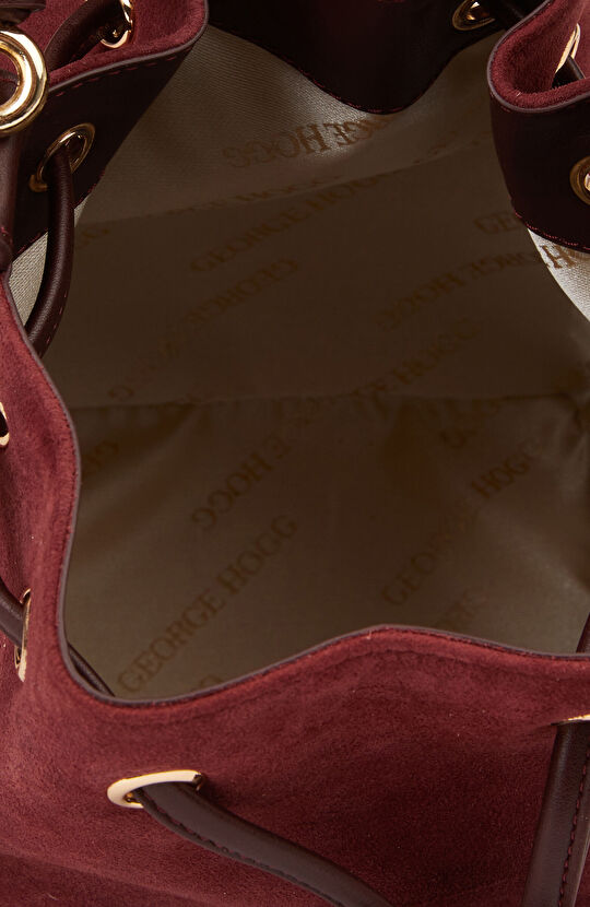 Bordo Kadın Postacı Çantası