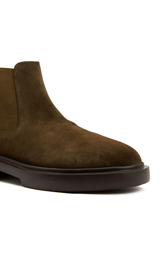 Haki Erkek Süet Bot