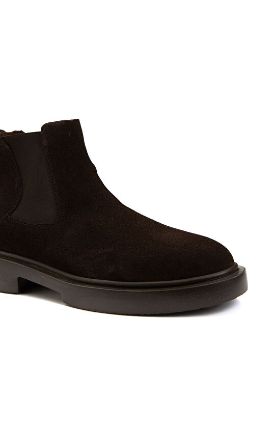 Kahverengi Erkek Süet Bot