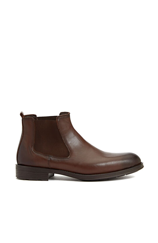 Kahverengi Erkek Deri Bot