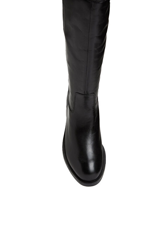 Siyah Kadın Deri Çizme