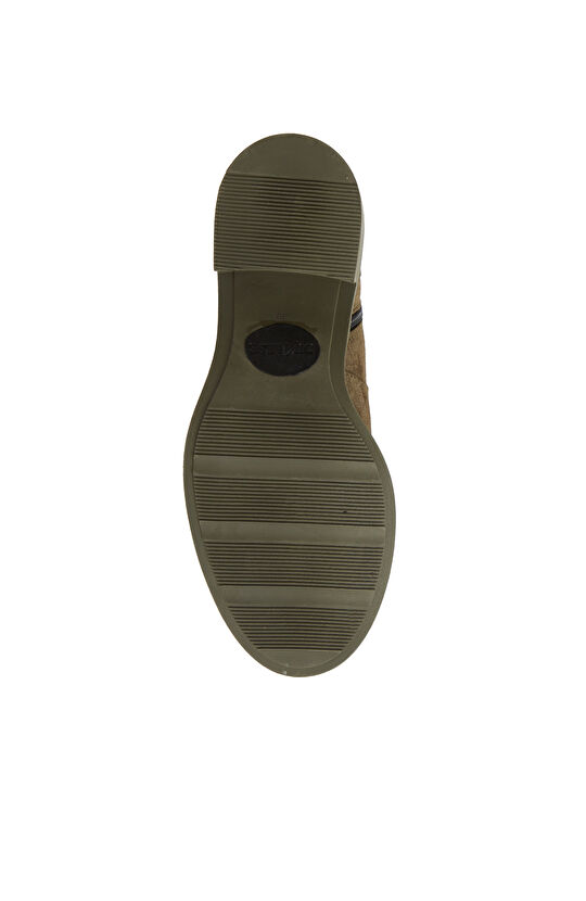 Haki Kadın Deri Bot