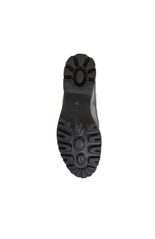 Siyah Kadın Deri Ayakkabı