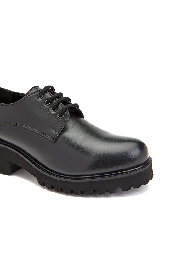 Siyah Kadın Deri Ayakkabı