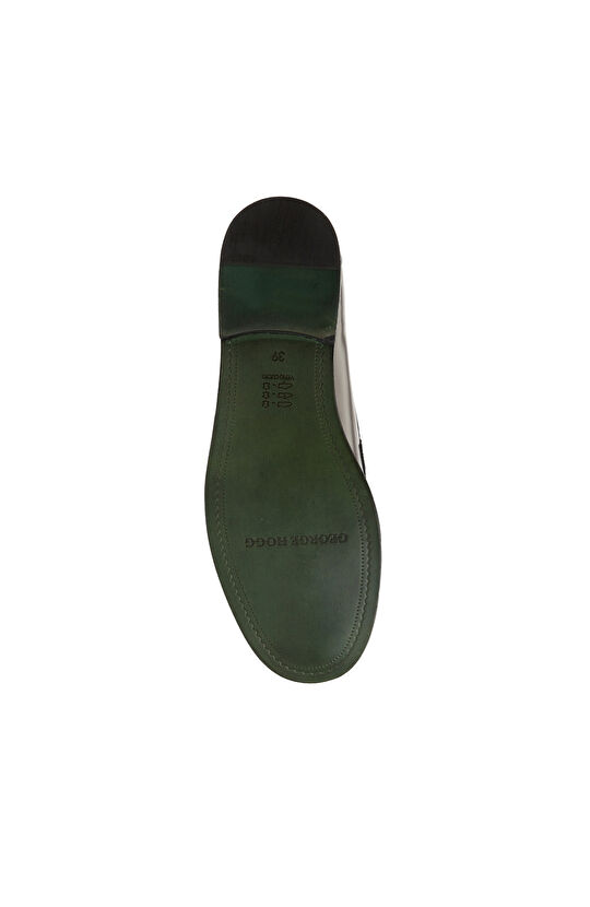 Bordo Kadın Deri Loafer