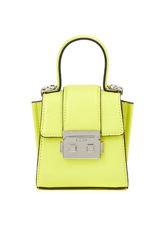 Yeşil Kroko Kadın Postacı Çanta