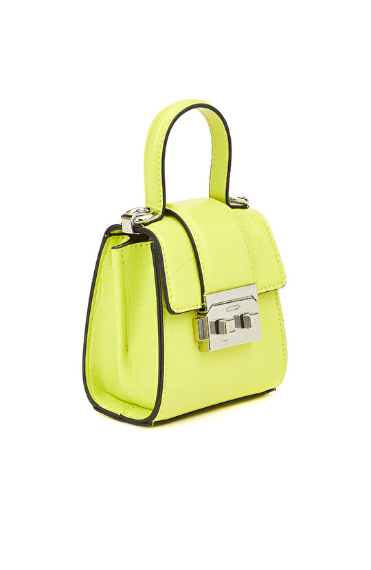 Yeşil Kroko Kadın Postacı Çanta