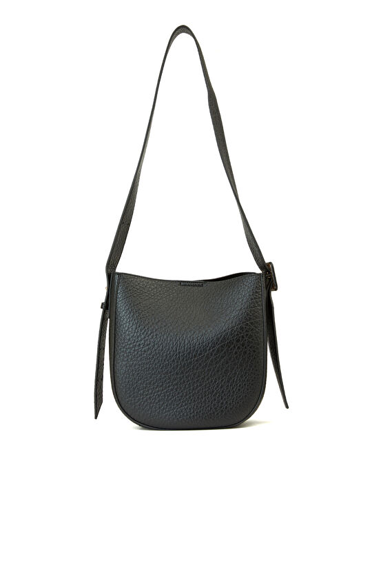 Siyah Çıtçıt Kapama Kadın Omuz Çantası