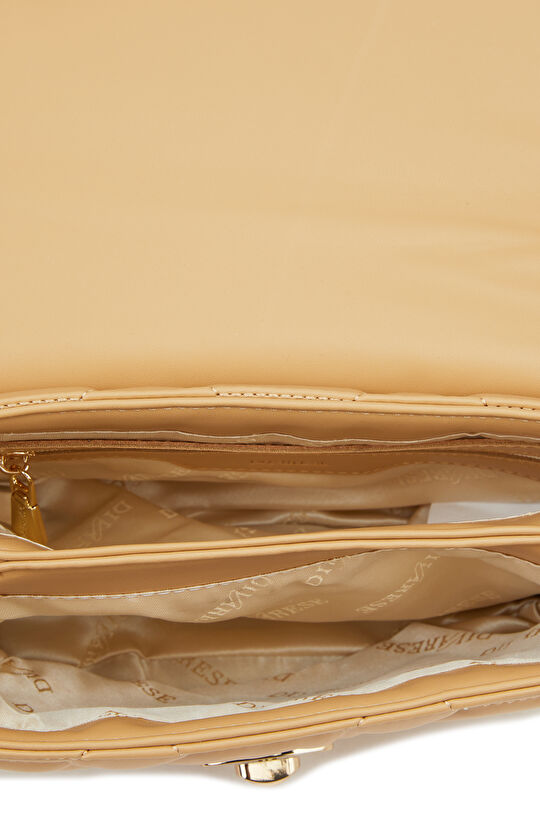 Nude Kapitoneli Kadın Omuz Çantası