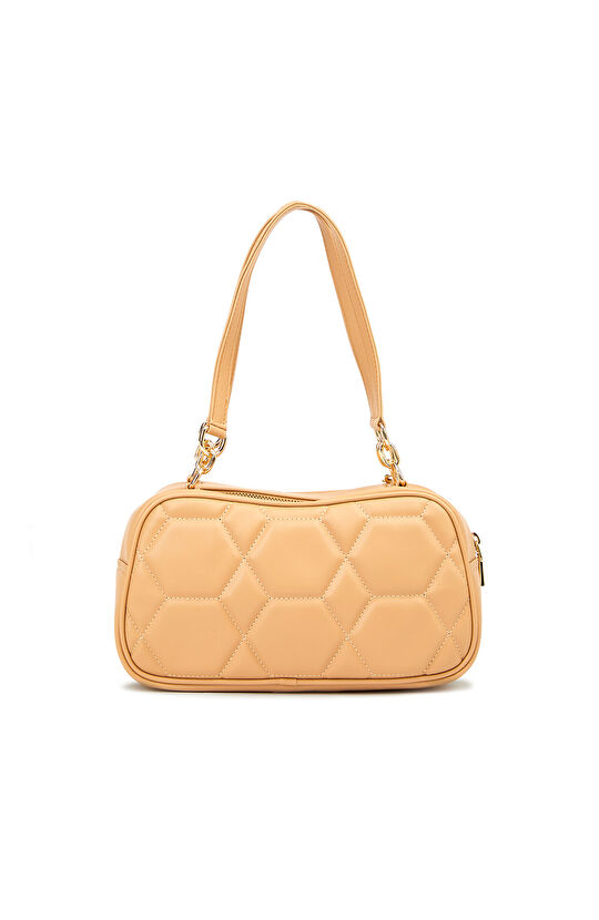 Nude Kapitoneli Kadın Omuz Çantası