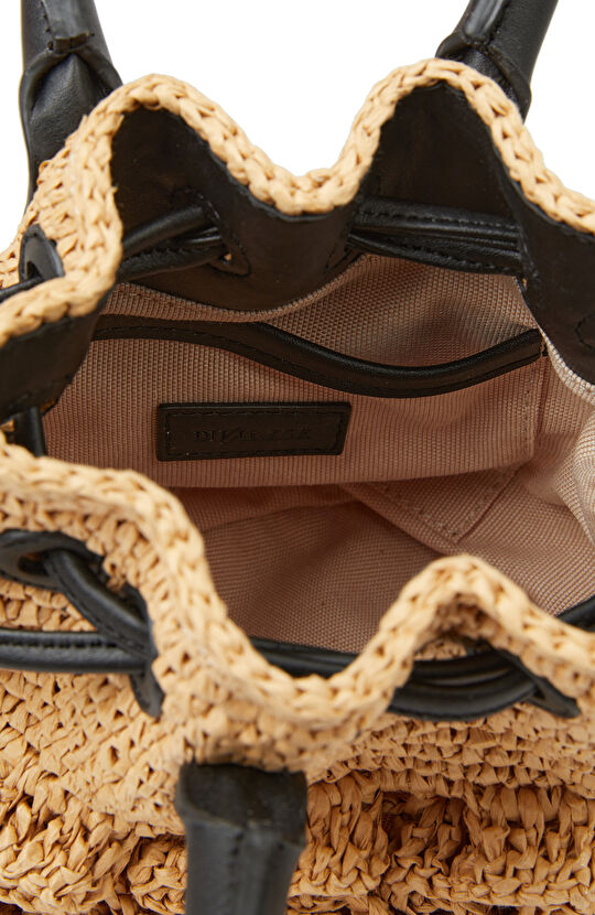 Bej Kadın Hasır Çanta