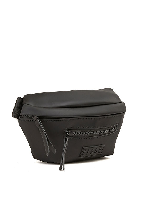 Siyah Kadın Bel Çantası