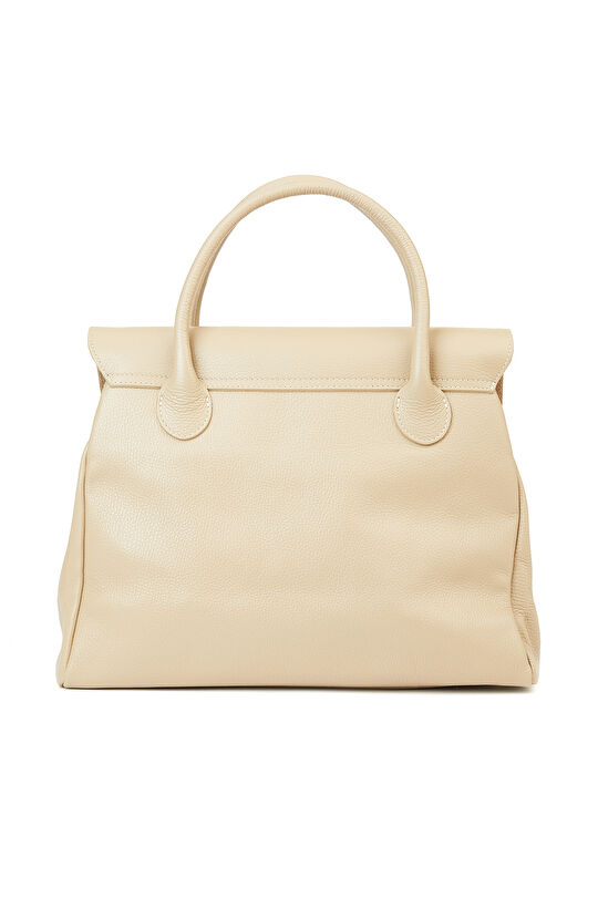 Bej Kadın Deri Çanta