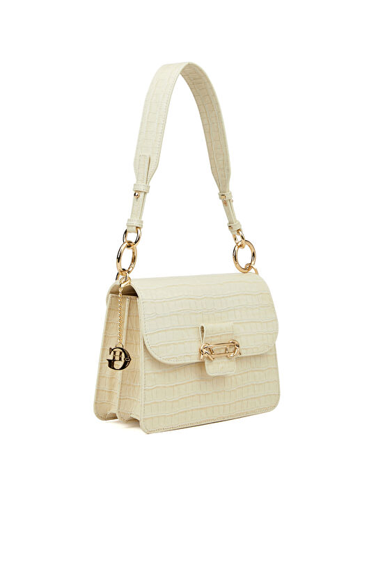 Bej Kadın Deri Çanta