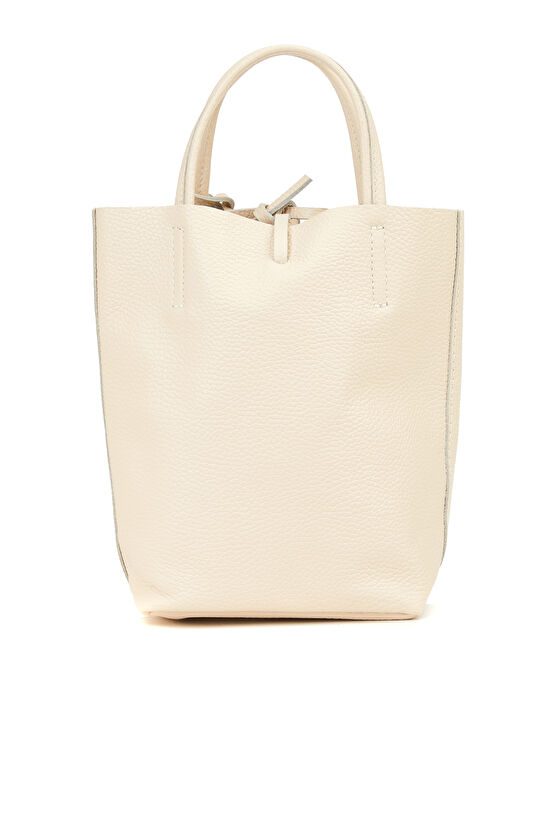 Bej Kadın Deri Çanta