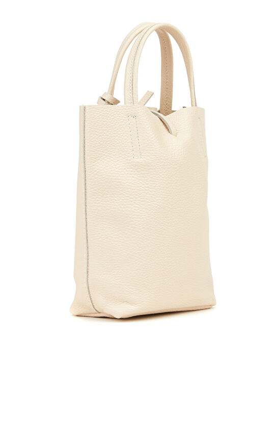 Bej Kadın Deri Çanta