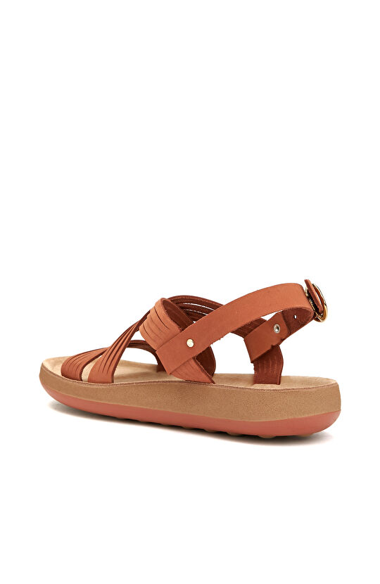 Somon Kadın Deri Sandalet
