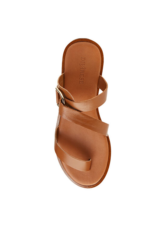 Taba Kadın Deri Terlik