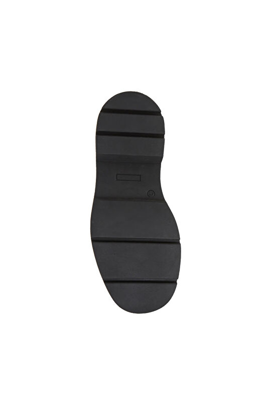 Siyah Kadın Deri Loafer