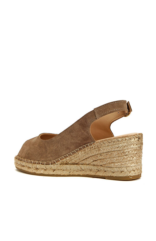 Vizon Kadın Süet Espadril
