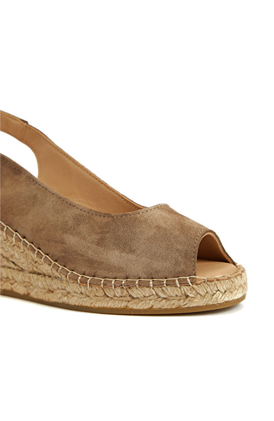 Vizon Kadın Süet Espadril
