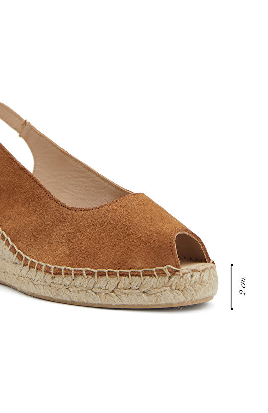 Taba Kadın Deri Espadril