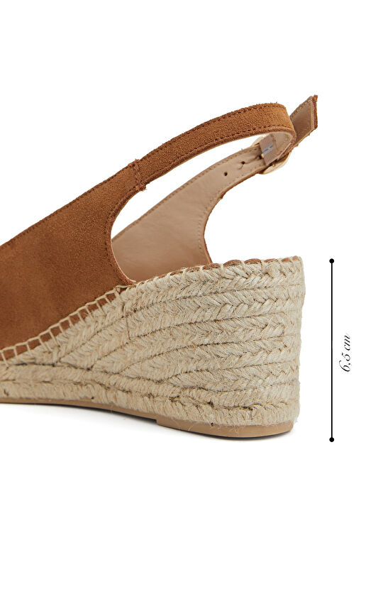 Taba Kadın Deri Espadril