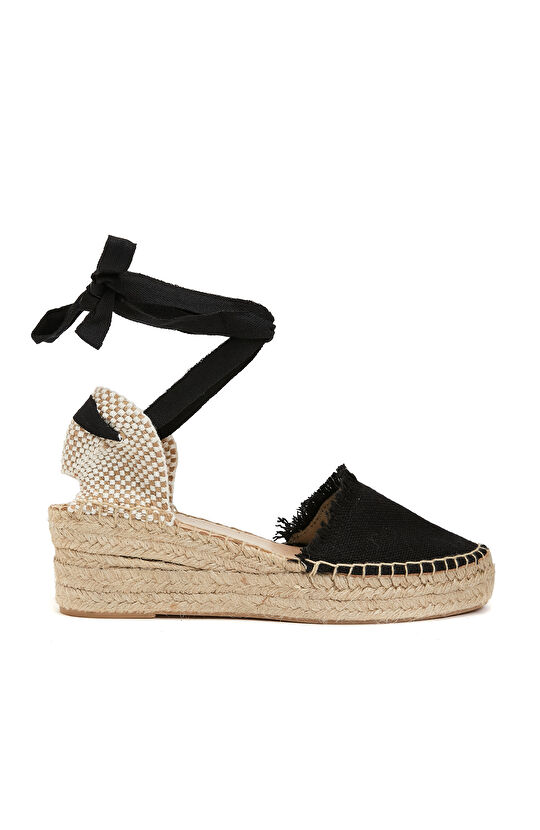 Siyah Kadın Espadril