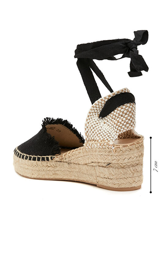 Siyah Kadın Espadril