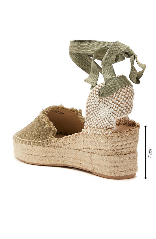 Haki Kadın Espadril