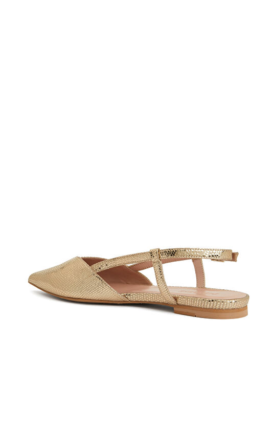 Gold Kadın Deri Babet