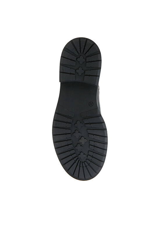 Siyah Kadın Deri Ayakkabı