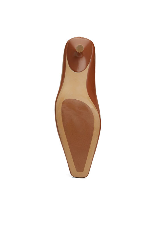 Taba Deri Kadın Ayakkabı