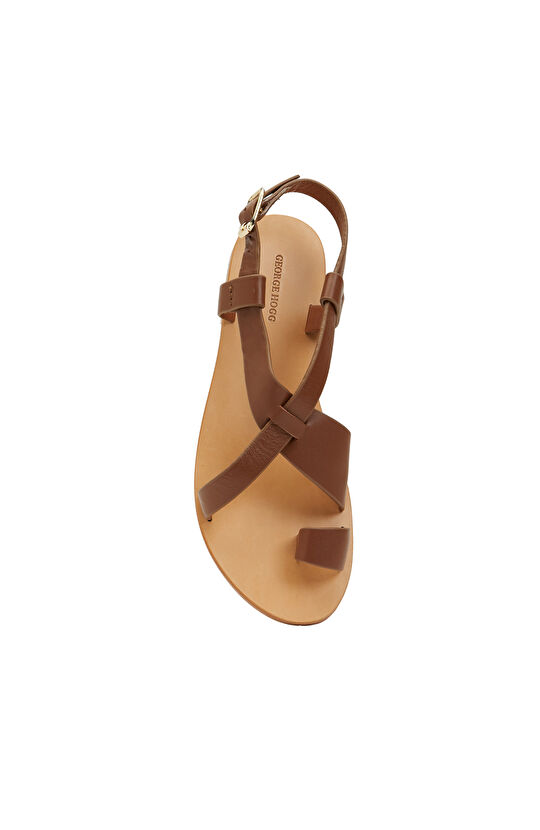 Taba Kadın Deri Sandalet