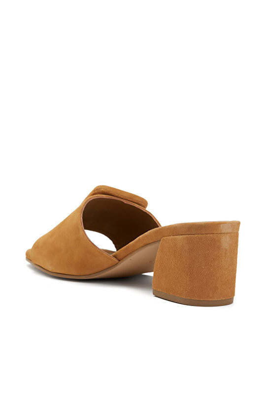 Camel Kadın Süet Terlik