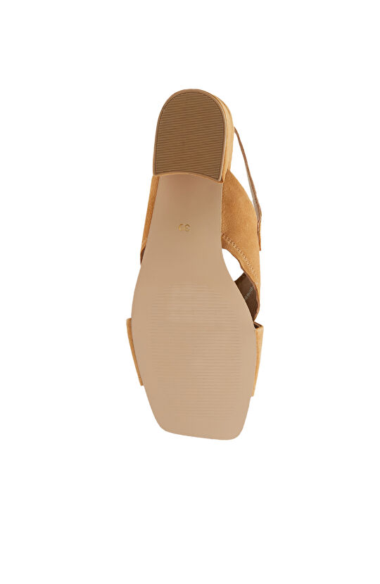 Camel Kadın Süet Sandalet