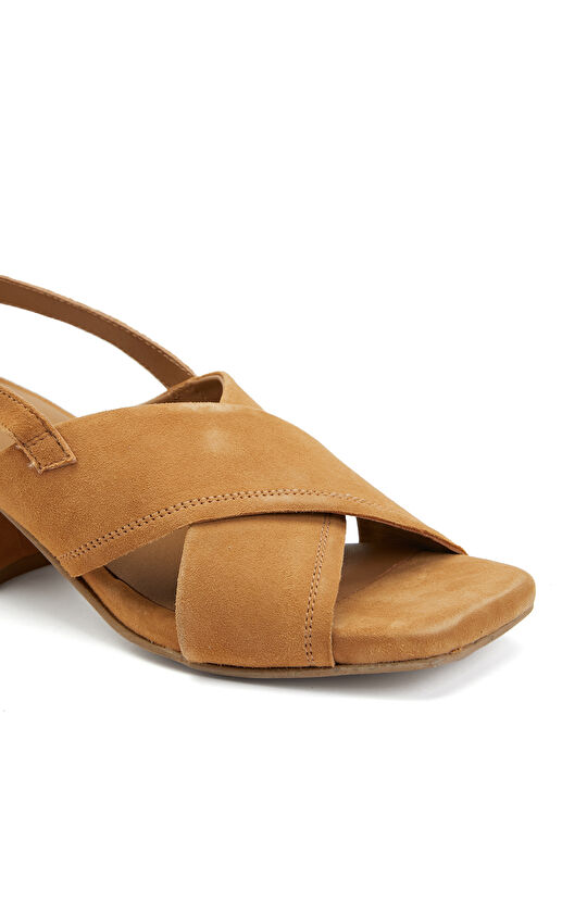 Camel Kadın Süet Sandalet