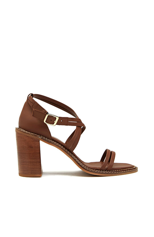 Taba Kadın Deri Sandalet