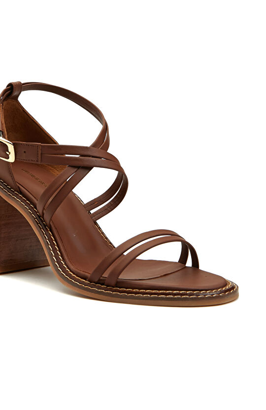 Taba Kadın Deri Sandalet