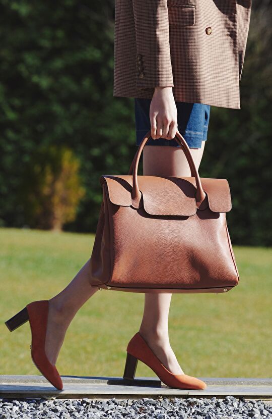 Kiremit Süet Kadın Ayakkabı