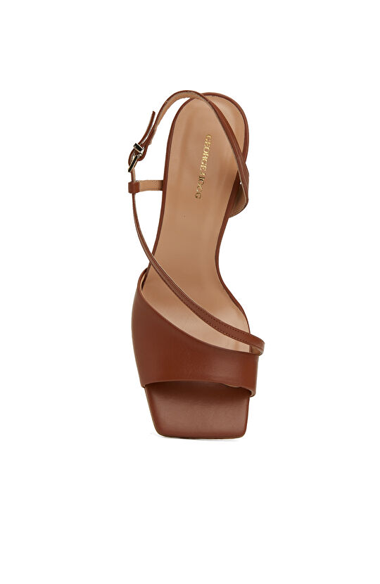 Taba Kadın Deri Sandalet